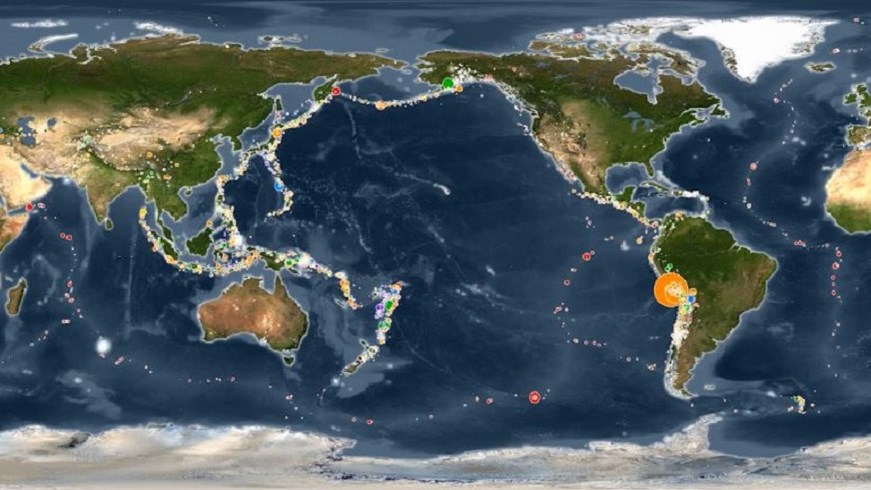 Ο χάρτης που δείχνει όλους τους σεισμούς που έχουν γίνει μέσα σε 15 χρόνια – ΒΙΝΤΕΟ