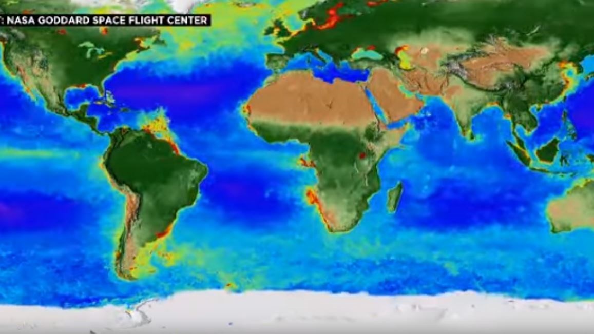 Χάρτης της NASA καταγράφει 20 χρόνια κλιματικής αλλαγής σε δύο λεπτά- ΒΙΝΤΕΟ