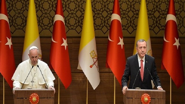 Τηλεφωνική επικοινωνία του Ερντογάν με τον Πάπα Φραγκίσκο – Η Ιερουσαλήμ στο επίκεντρο