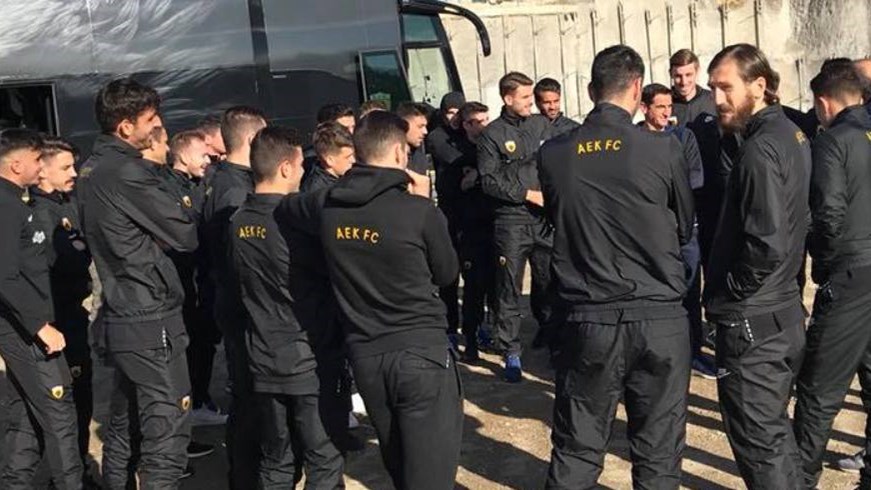 Η ΑΕΚ επέστρεψε και έπαιξε μπάλα στο σπίτι της – ΦΩΤΟ