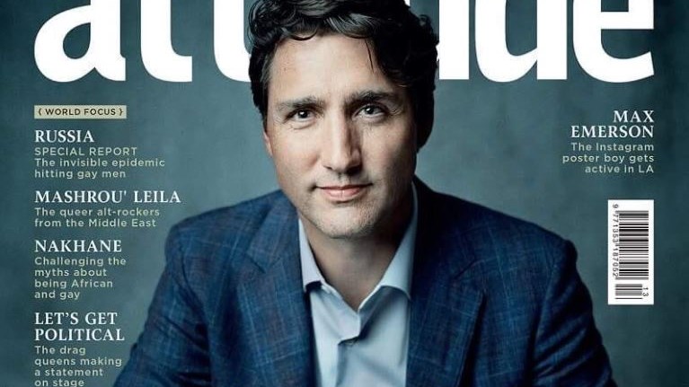 Ο Τριντό είναι ο πρώτος Καναδός πρωθυπουργός που φωτογραφήθηκε για περιοδικό της LGBT κοινότητας