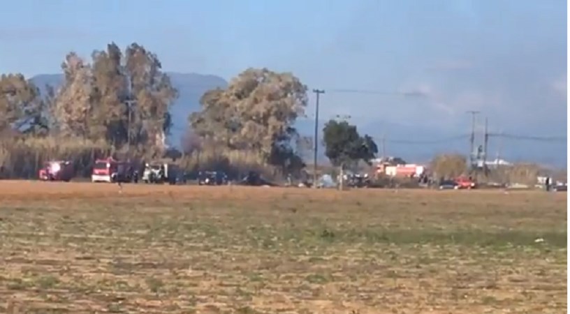 Νέα BINTEO από το σημείο της συντριβής του αεροσκάφους της Πολεμικής Αεροπορίας