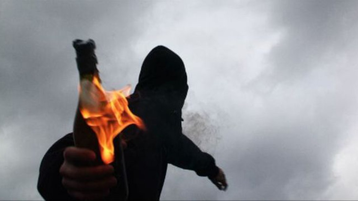 Επίθεση με μολότοφ σε εργοτάξιο του μετρό στο κέντρο της Θεσσαλονίκης