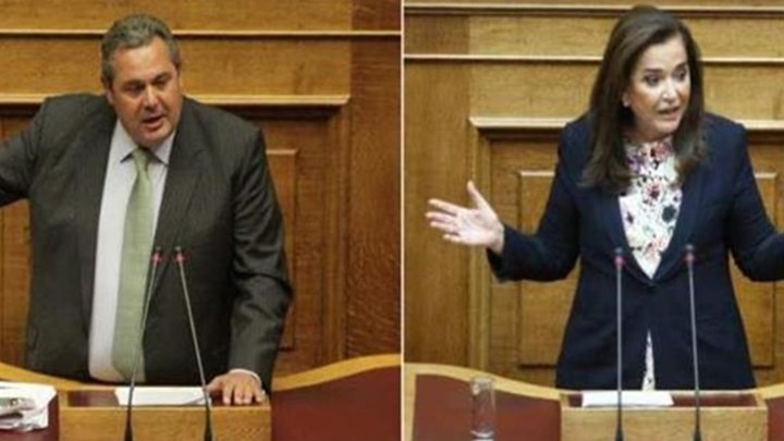 Σκληρή απάντηση Καμμένου σε Ντόρα Μπακογιάννη: “Τελείωσες…”