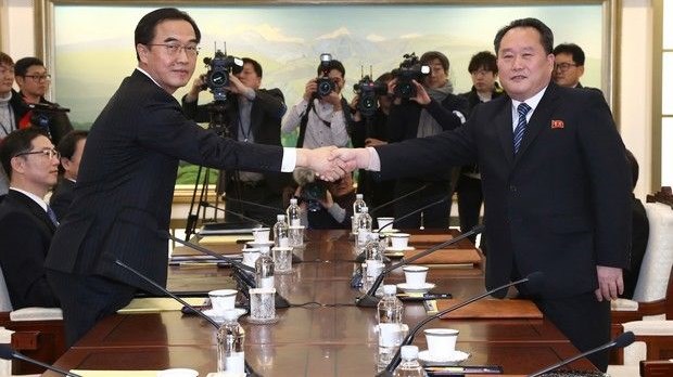 Ιστορική συμφωνία Βόρειας και Νότιας Κορέας για τους Χειμερινούς Ολυμπιακούς