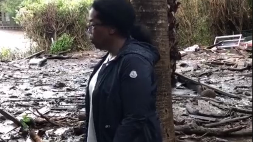 Ζημιές στο σπίτι της Όπρα από τις φονικές πλημμύρες στην Καλιφόρνια – ΒΙΝΤΕΟ