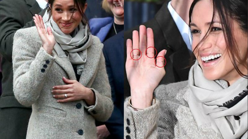 Ποια είναι η σημασία των τριών δαχτυλιδιών που φοράει η Μέγκαν Μαρκλ στο δεξί χέρι; – ΦΩΤΟ