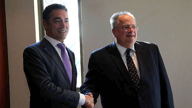 Τι συζήτησαν Κοτζιάς-Ντιμιτρόφ στη Θεσσαλονίκη για την ονομασία των Σκοπίων