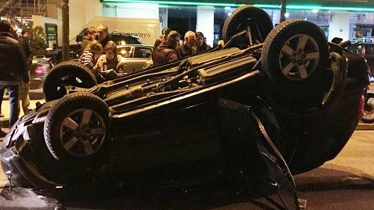 Τροχαίο στην Μιχαλακοπούλου – Ντεραπάρισε αυτοκίνητο – Διακόπηκε η κυκλοφορία – ΦΩΤΟ