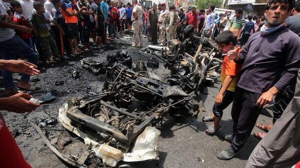 Οκτώ νεκροί και πολλοί τραυματίες σε επίθεση αυτοκτονίας στη Βαγδάτη