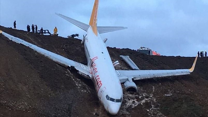 Αεροσκάφος με 162 επιβάτες ξέφυγε από τον διάδρομο προσγείωσης γλιστρώντας στη Μαύρη Θάλασσα – Συγκλονιστικές ΕΙΚΟΝΕΣ