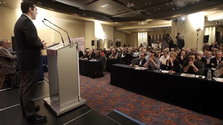 Εσωκομματική γκρίνια και “φάλτσα” με τους ΑΝΕΛ στο τραπέζι της Κ.Ε. του ΣΥΡΙΖΑ