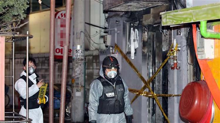 Νότια Κορέα: Μεθυσμένος πυρπόλησε ξενοδοχείο προκαλώντας τον θάνατο πέντε ανθρώπων