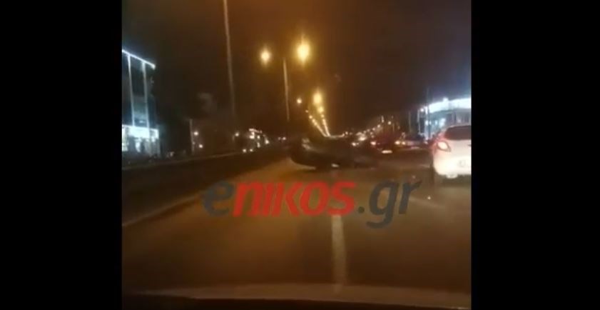 Σοβαρό τροχαίο στην Ε.Ο. Αθηνών – Λαμίας – Ντεραπάρισε αυτοκίνητο – ΒΙΝΤΕΟ αναγνώστη