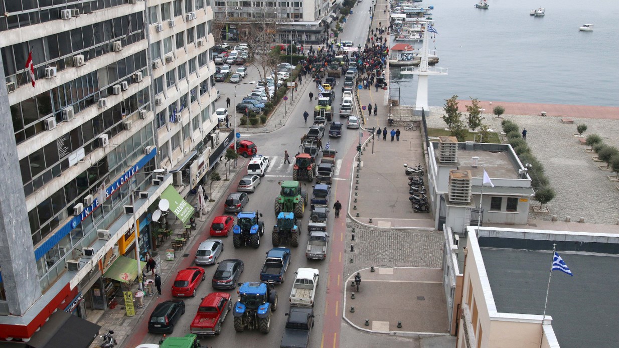 Συλλαλητήριο αγροτών στη Θεσσαλονίκη στις 3 Φεβρουαρίου