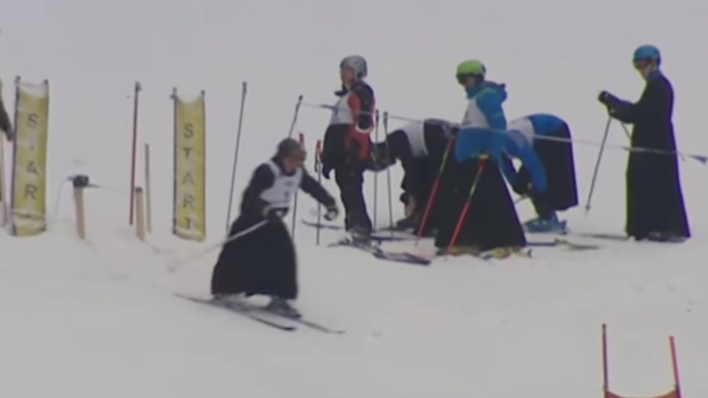 Διαγωνισμός σκι… μόνο για ιερείς- ΒΙΝΤΕΟ