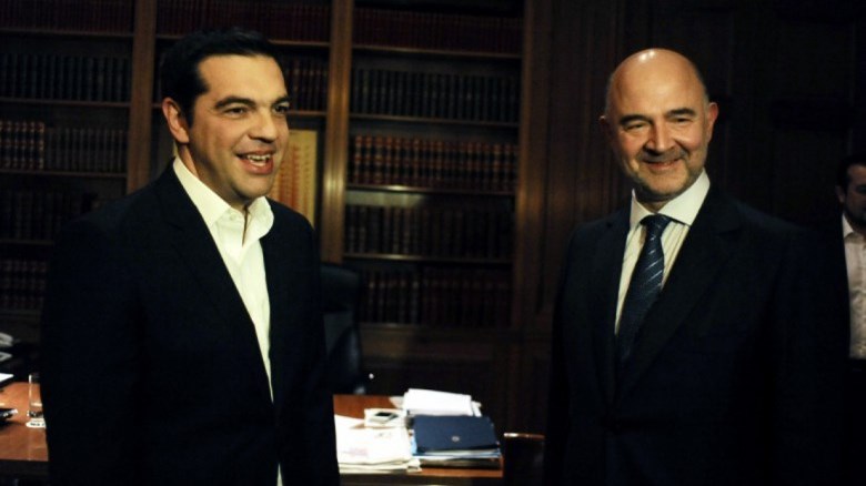 Σε εξέλιξη η συνάντηση Τσίπρα – Μοσκοβισί στο Νταβός