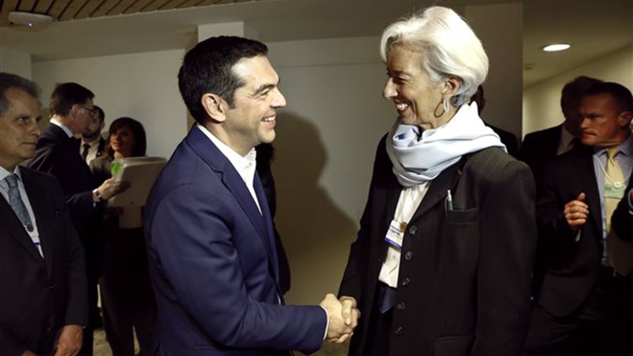 Το tweet της Λαγκάρντ μετά τη συνάντηση με τον Τσίπρα: Απαραίτητη για τη βιώσιμη ανάπτυξη η ελάφρυνση του χρέους