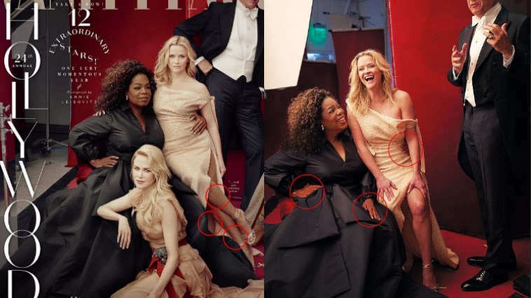 Επική γκάφα: Με…τρία χέρια και τρία πόδια εμφανίστηκαν οι σταρς στο εξώφυλλο του Vanity Fair- ΦΩΤΟ