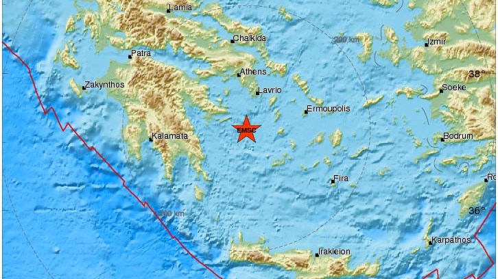 Ευρωμεσογειακό: 4,3 ο σεισμός με επίκεντρο την Ύδρα – ΤΩΡΑ