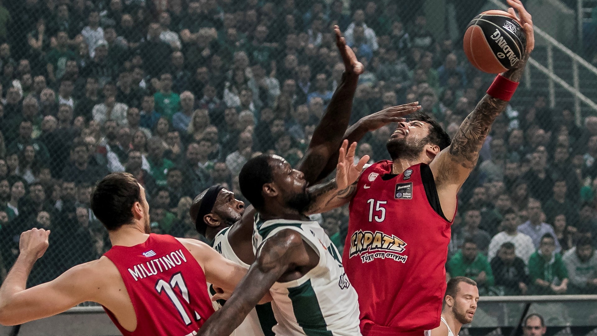 Παναθηναϊκός – Ολυμπιακός 50-48 (30′)