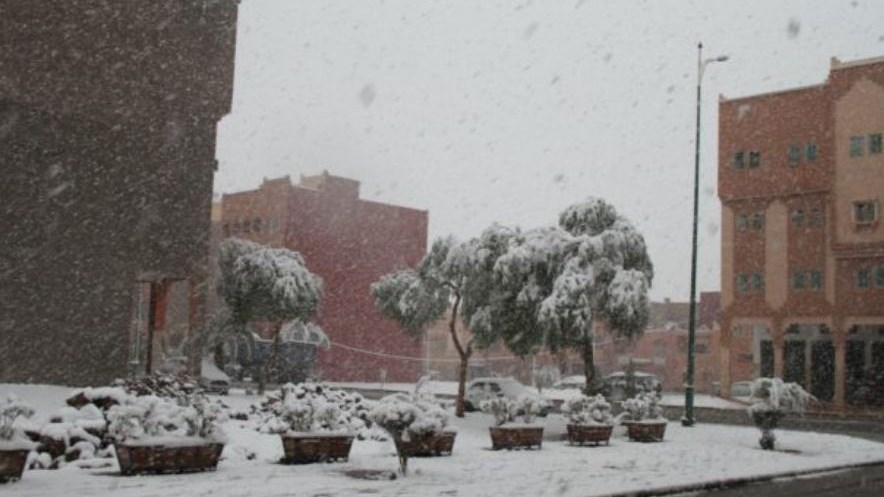 Ο καιρός “τρελάθηκε” – Χιόνισε στο Μαρόκο – ΦΩΤΟ