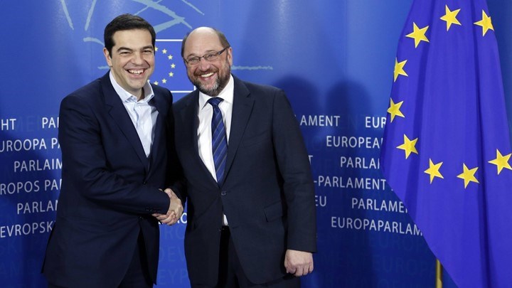 Τσίπρας σε Σουλτς: Είσαι η ελπίδα της ελληνικής νεολαίας