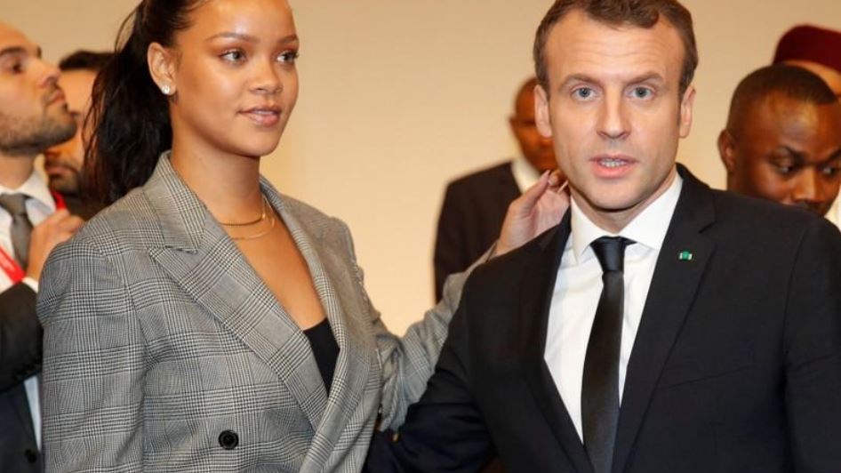Μακρόν και Ριάνα ενώνουν τις δυνάμεις τους για την εκπαίδευση των παιδιών σε φτωχές χώρες