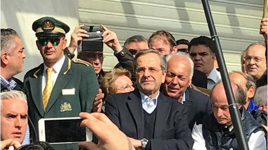 Σαμαράς από το συλλαλητήριο της Αθήνας: Αυτή η συγκλονιστική εικόνα θα φτάσει έξω