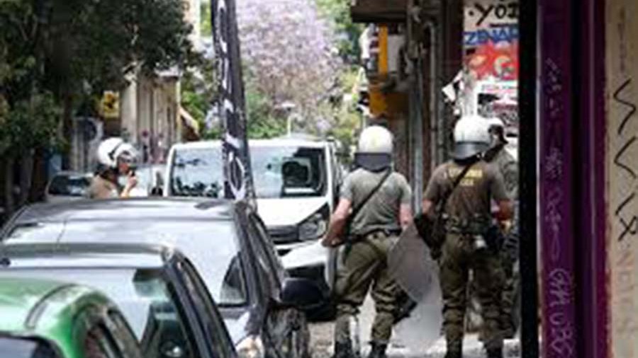 Επεισόδια και στα Εξάρχεια κατά τη διάρκεια του συλλαλητηρίου