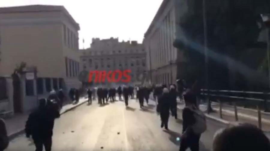 Συνελήφθη ένα άτομο για τα επεισόδια την ώρα του συλλαλητηρίου