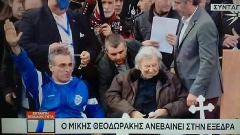 Σάλος από  τον χαιρετισμό του Προέδρου των Ελλήνων Παραολυμπιονικών στο συλλαλητήριο