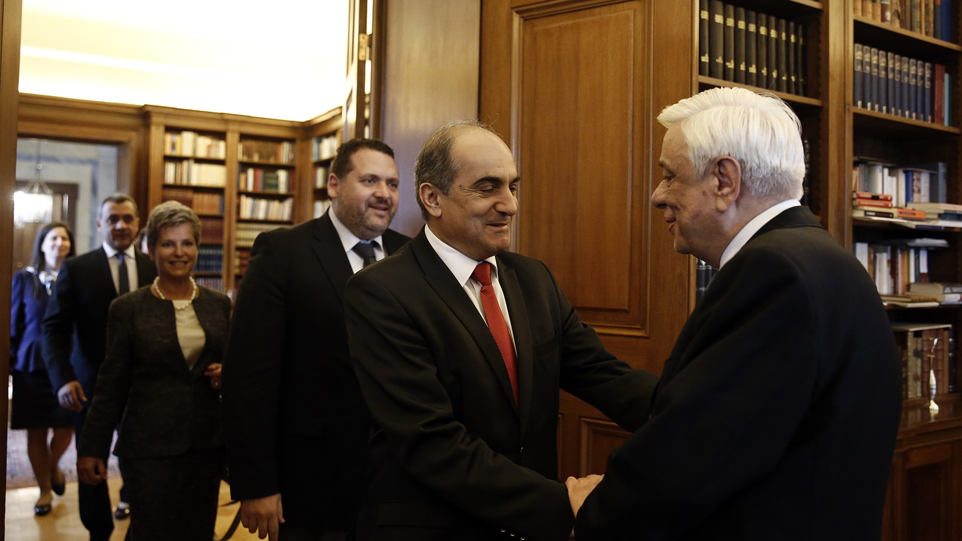 Συνάντηση Παυλόπουλου με τον πρόεδρο της κυπριακής Βουλής