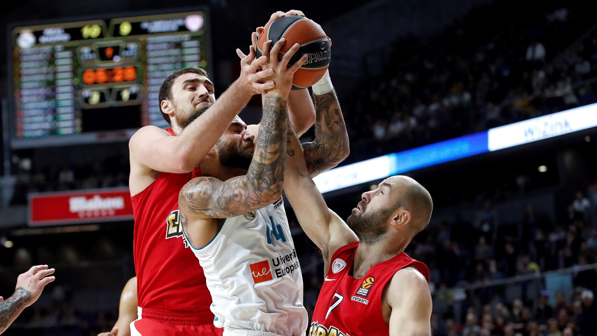 Ρεάλ – Ολυμπιακός 39-45 (ΗΜ.)