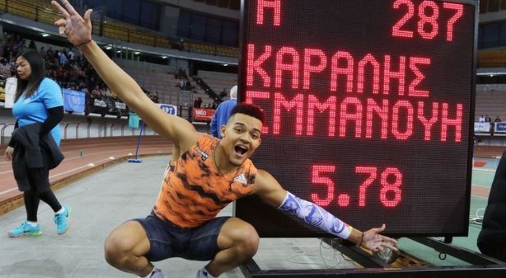 Παγκόσμιο ρεκόρ εφήβων στο επί κοντώ ο Καραλής