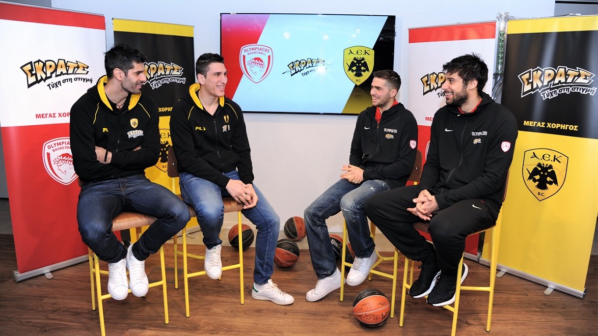 Οι πρωταγωνιστές στον ΟΠΑΠ: Αποκλειστικές δηλώσεις για τον τελικό του κυπέλλου μπάσκετ Ολυμπιακός-ΑΕΚ