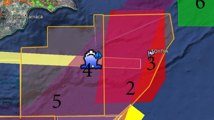 Κυπριακή NAVTEX για άσκηση με πραγματικά πυρά