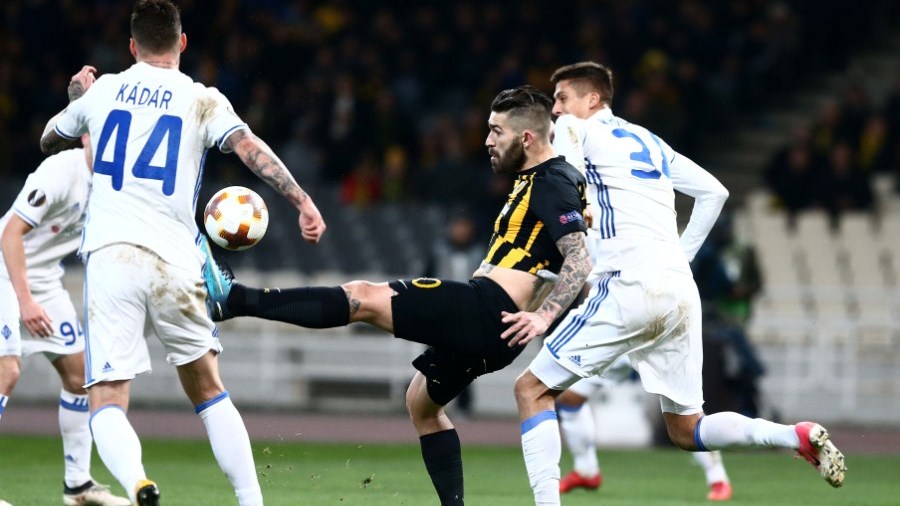 ΑΕΚ – Ντιναμό Κιέβου 0-1 (Ημ.)