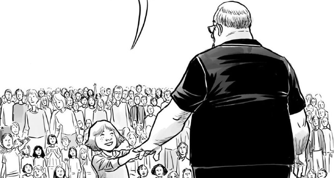 Το συγκλονιστικό σκίτσο για τον ήρωα του μακελειού στη Φλόριντα- ΦΩΤΟ