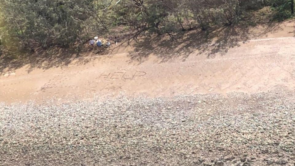 Ναυαγοί έγραψαν στην άμμο την λέξη «ΒΟΗΘΕΙΑ» και σώθηκαν