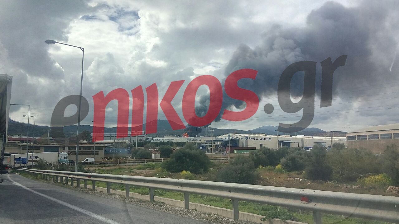 Υπό μερικό έλεγχο η πυρκαγιά σε εργοστάσιο στη Μάνδρα – ΒΙΝΤΕΟ – ΦΩΤΟ αναγνώστη