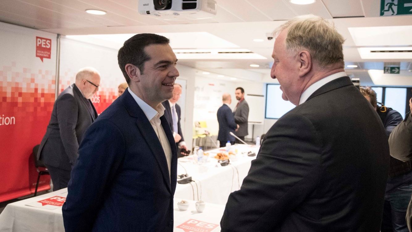 Το tweet του Αλέξη Τσίπρα από την προπαρασκευαστική σύνοδο των Ευρωπαίων Σοσιαλιστών- ΦΩΤΟ