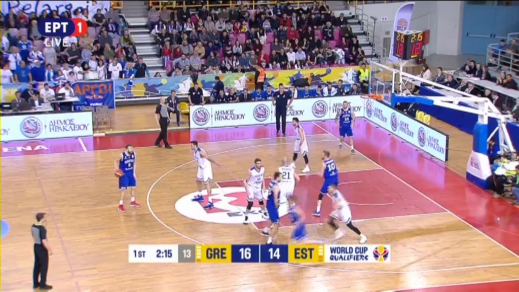 Ελλάδα – Εσθονία 20-18 (10′)