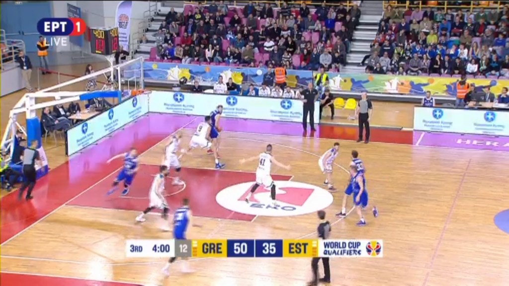 Ελλάδα – Εσθονία 61-42 (30′)