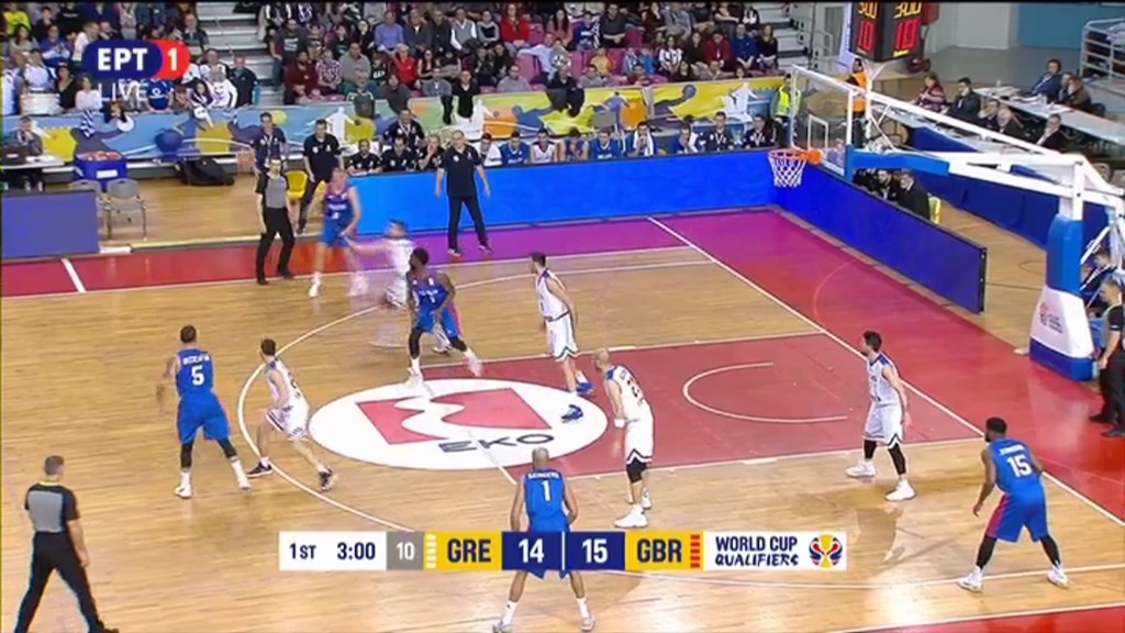 Ελλάδα – Μεγάλη Βρετανία 20-23 (10′)