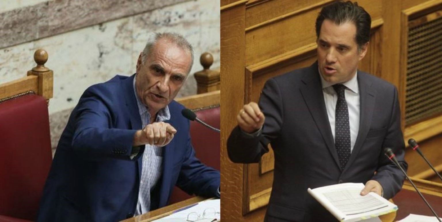 Άγριος καβγάς Βαρεμένου-Γεωργιάδη στη Βουλή – ΒΙΝΤΕΟ