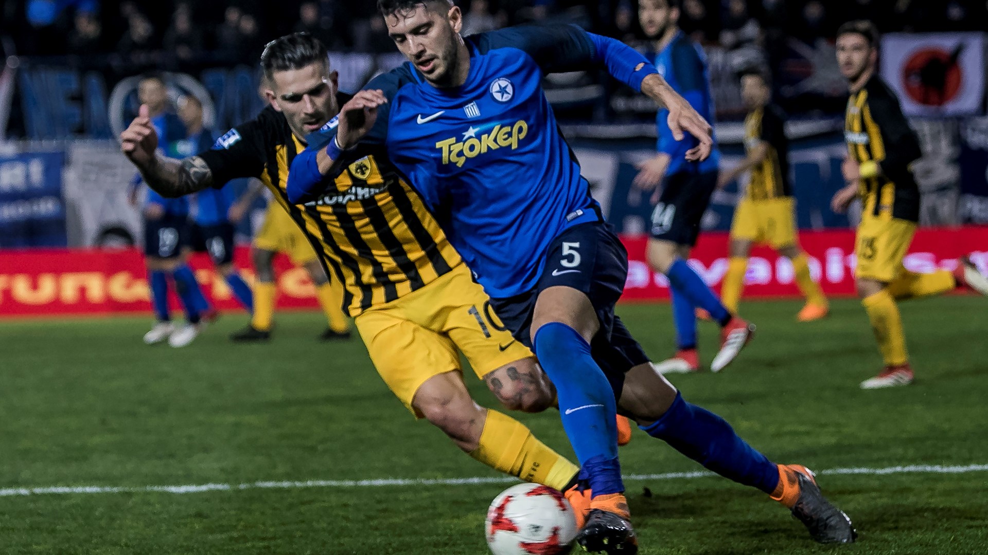 Ατρόμητος – ΑΕΚ 1-1 (80′)