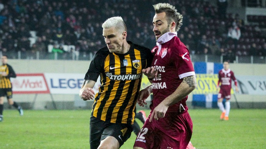 Λάρισα – ΑΕΚ 0-0 (ΗΜ.)