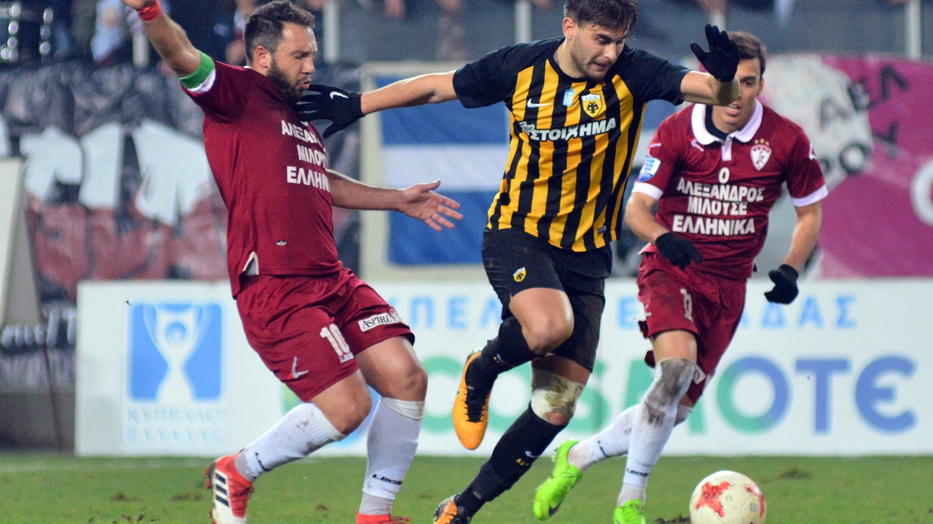 Λάρισα – ΑΕΚ 2-1 (ΤΕΛΙΚΟ)