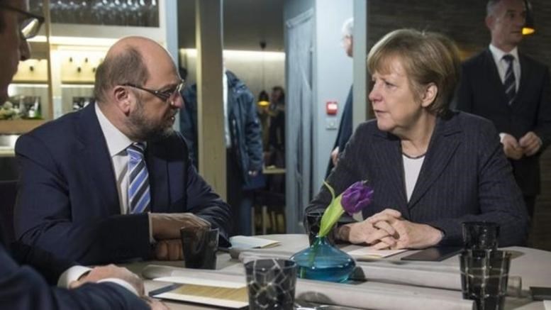 Ανακοινώνεται το αποτέλεσμα της ψηφοφορίας του SPD για τη συμμετοχή σε κυβέρνηση συνασπισμού υπό τη Μέρκελ